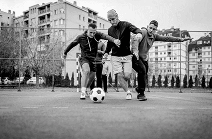 football blessure au genou