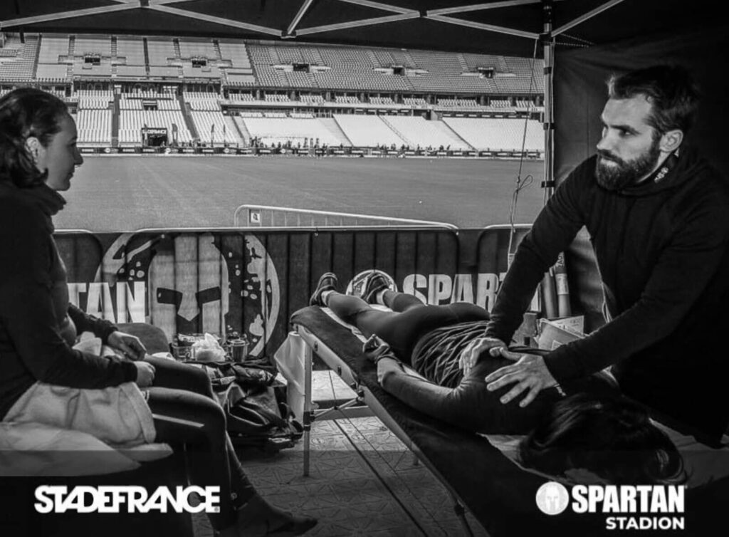 kiné du sport ostéo sur Evénement sportif compétition Spartan
