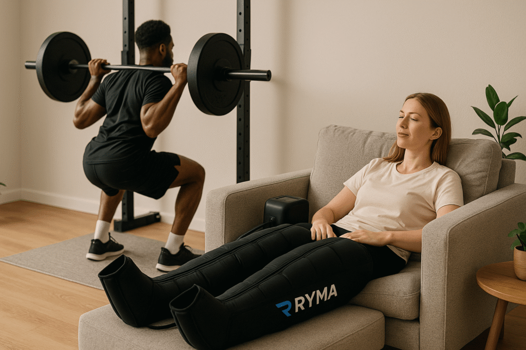 bottes de pressothérapie professionnel et rack musculation RYMA
